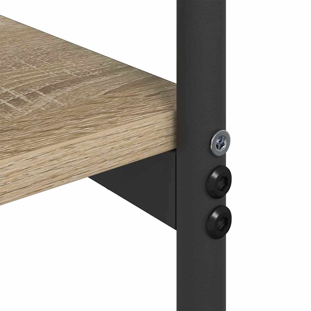 Τραπέζι κονσόλας με ράφι Δρύς Sonoma 101 x 35 x 80,5 εκ