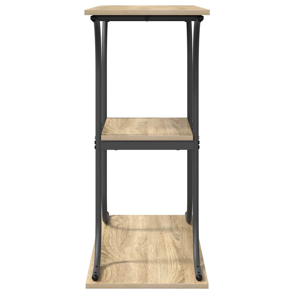 Τραπέζι κονσόλας με ράφι Δρύς Sonoma 101 x 35 x 80,5 εκ