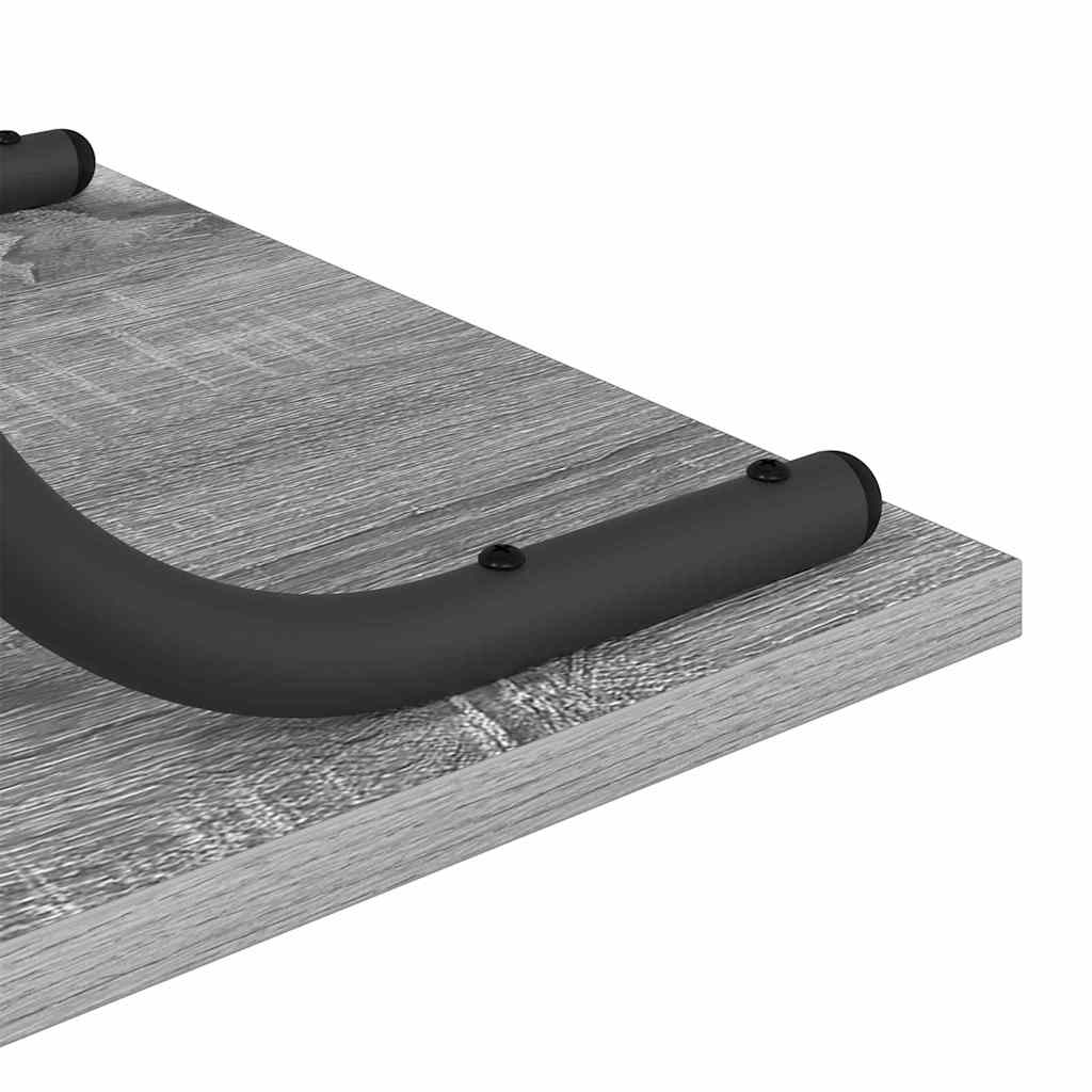 Τραπέζι κονσόλας με ράφι Γκρίζο Σονομα 101 x 35 x 80,5 εκ