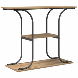 Τραπέζι κονσόλας με ράφι Artisan Oak 101 x 35 x 80,5 εκ