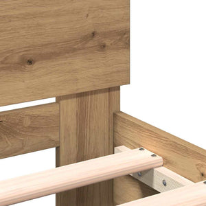 Σκελετός Κρεβατιού με κεφαλάρι Artisan Oak 203 x 185 x 70 εκ - Pakobazaar