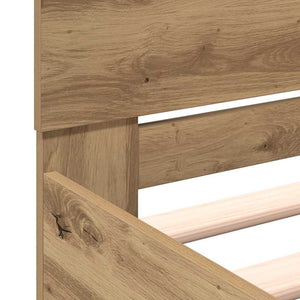 Σκελετός Κρεβατιού με κεφαλάρι Artisan Oak 203 x 185 x 70 εκ - Pakobazaar