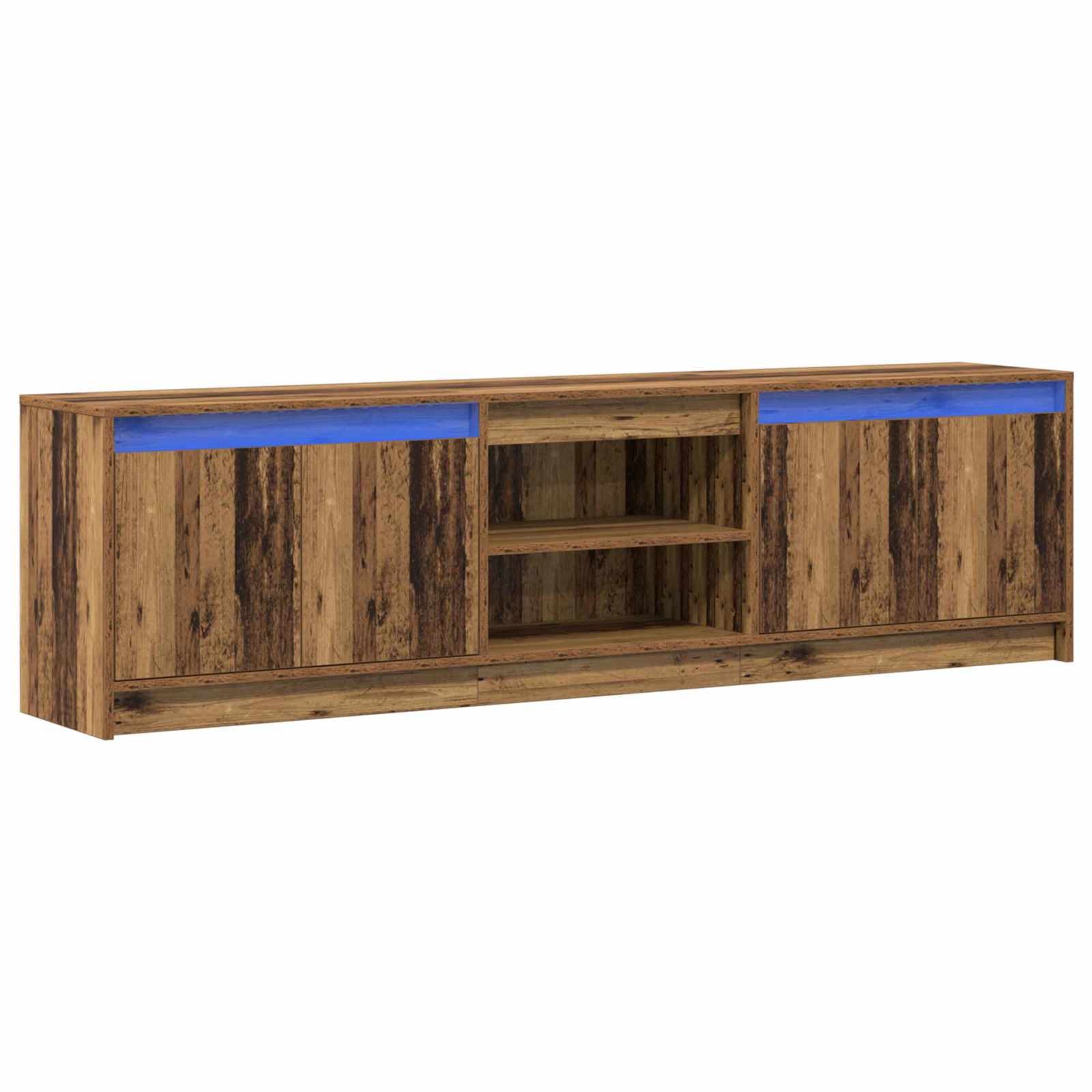 Μονάδες TV 2 pcs Καφέ 180 x 34 x 50 εκ Επεξεργασμένο ξύλο - Pakobazaar