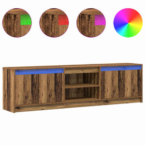 Μονάδες TV 2 pcs Καφέ 180 x 34 x 50 εκ Επεξεργασμένο ξύλο - Pakobazaar