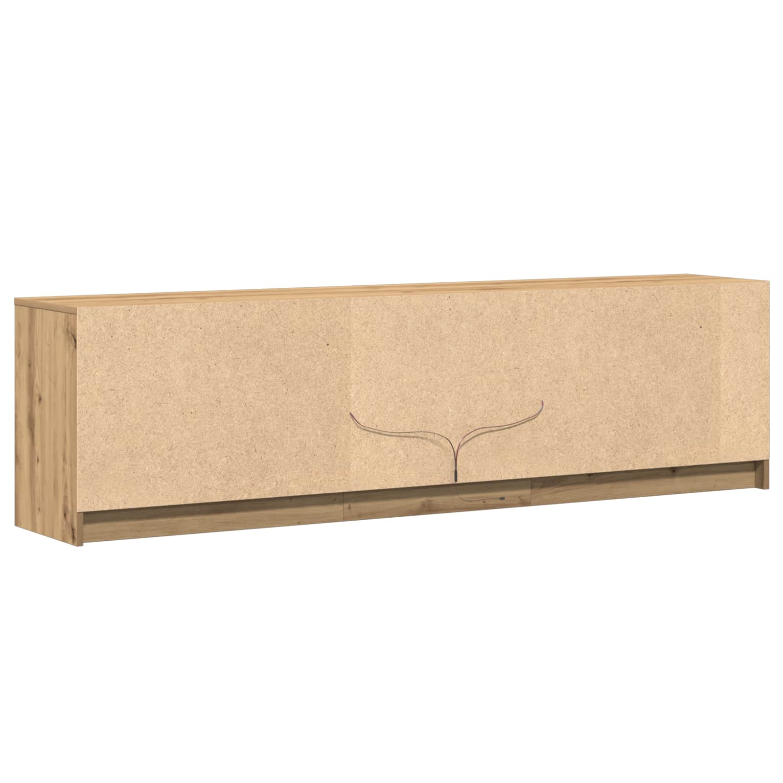 Μονάδες TV 2 pcs Καφέ 180 x 34 x 50 εκ Επεξεργασμένο ξύλο - Pakobazaar
