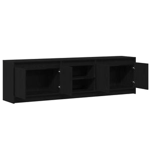 Μονάδες TV 2 pcs Μαύρο 180 x 34 x 50 εκ Επεξεργασμένο ξύλο - Pakobazaar