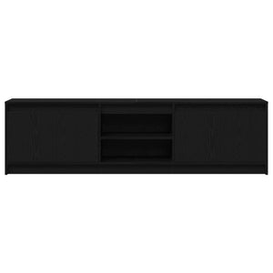Μονάδες TV 2 pcs Μαύρο 180 x 34 x 50 εκ Επεξεργασμένο ξύλο - Pakobazaar