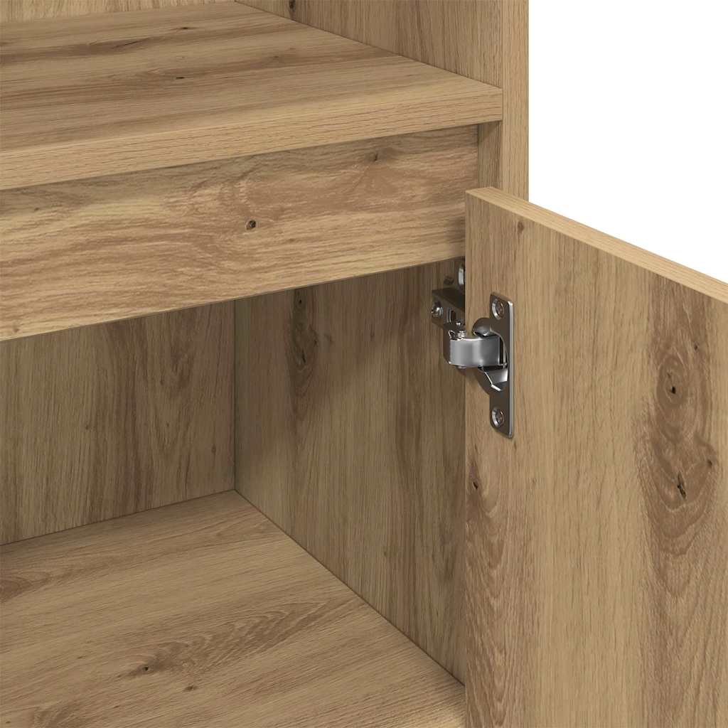 Σετ Επίπλων Μπάνιου 3 pcs Artisan Oak Επεξεργασμένο ξύλο - Pakobazaar