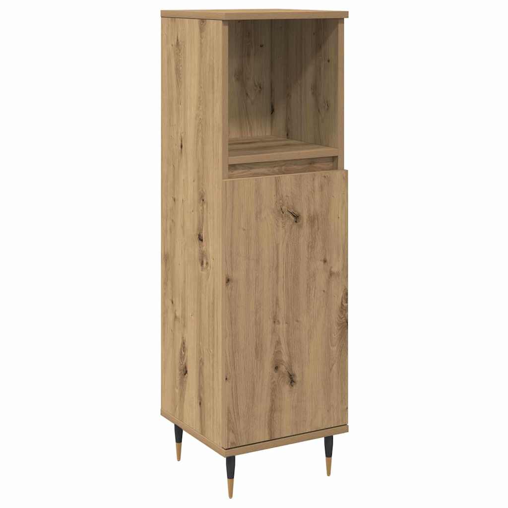 Σετ Επίπλων Μπάνιου 3 pcs Artisan Oak Επεξεργασμένο ξύλο - Pakobazaar