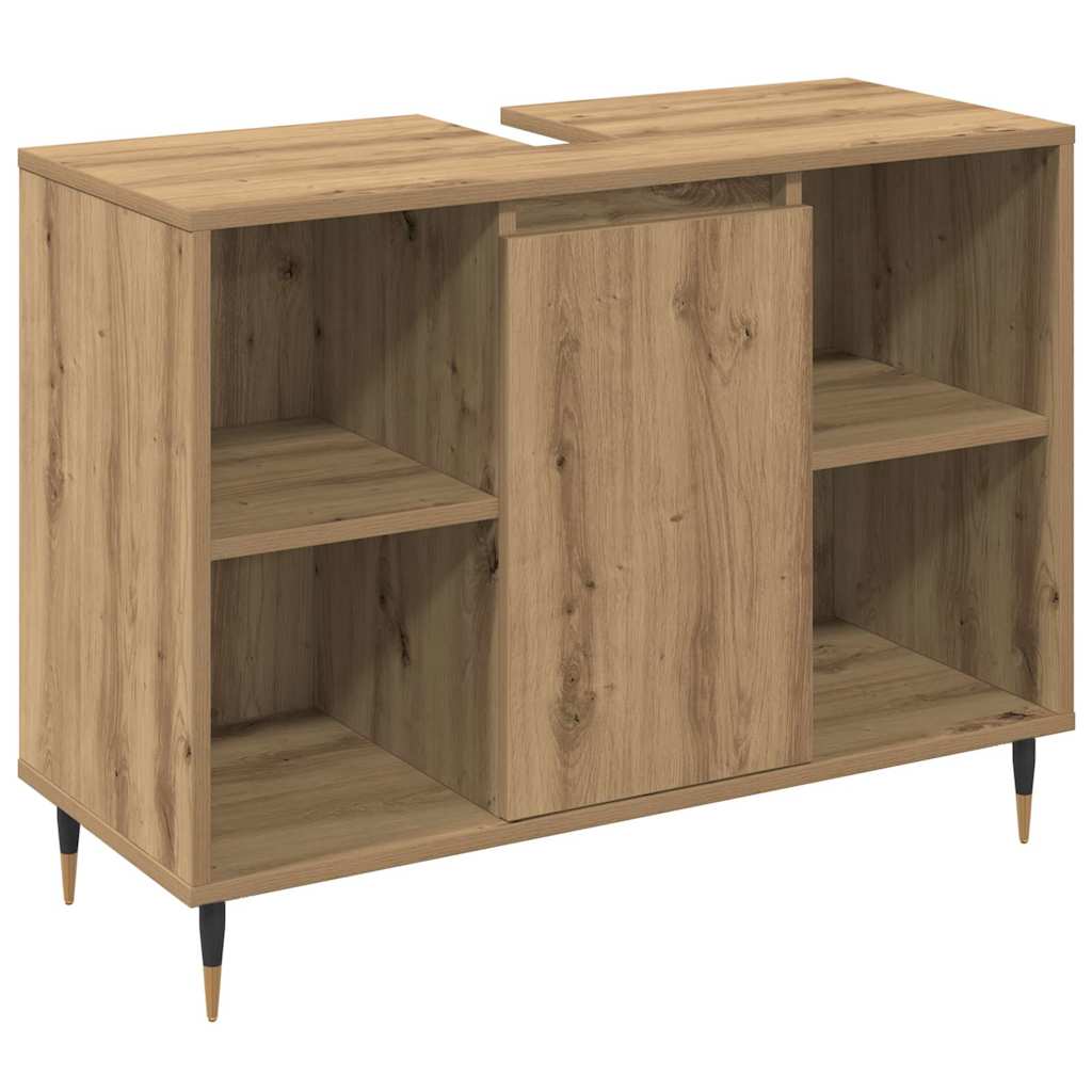 Σετ Επίπλων Μπάνιου 3 pcs Artisan Oak Επεξεργασμένο ξύλο - Pakobazaar