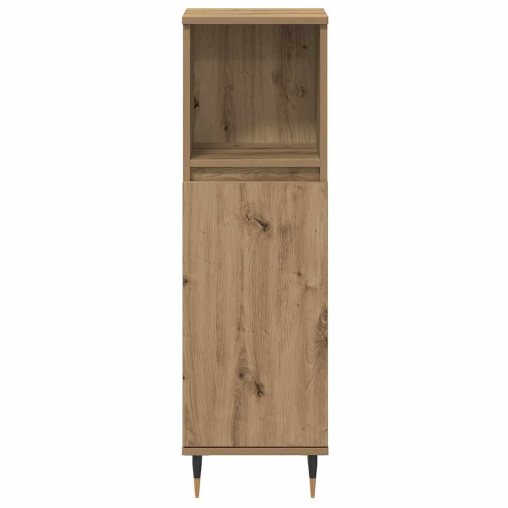 Σετ Επίπλων Μπάνιου 3 pcs Artisan Oak Επεξεργασμένο ξύλο - Pakobazaar