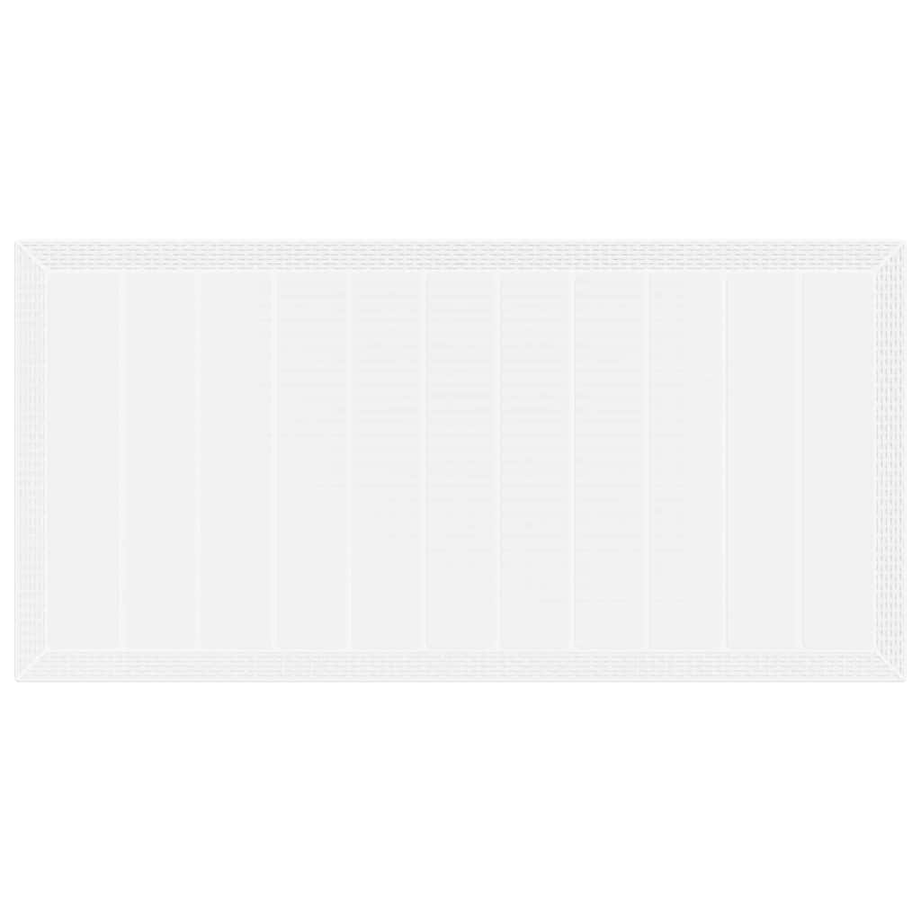 Σέτ φαγητού για κήπο 9 pcs Λευκό Πολυπροπυλένιο