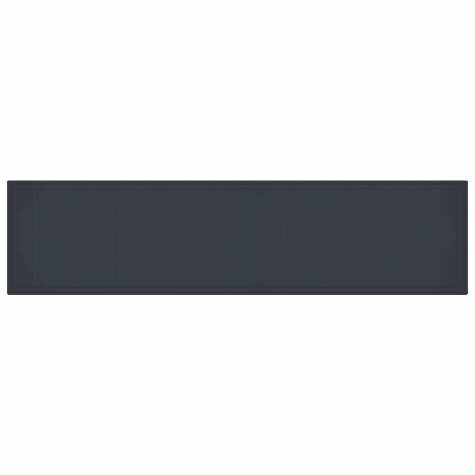 Σετ Τραπεζαρίας Κήπου με Μαξιλάρια 17 pcs Ανθρακί PP