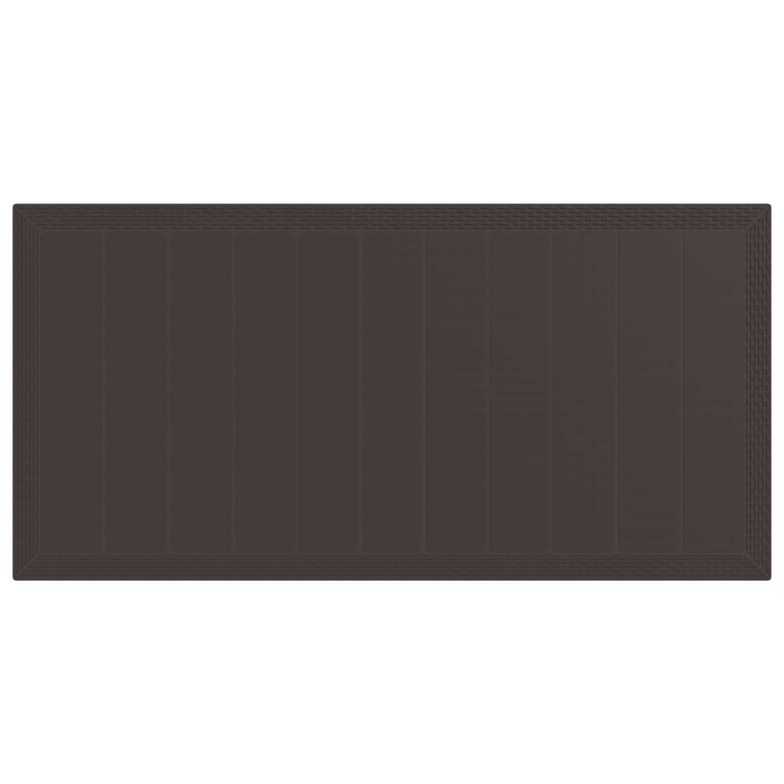 Σέτ φαγητού για κήπο 7 pcs Καφέ Πολυπροπυλένιο - Pakobazaar