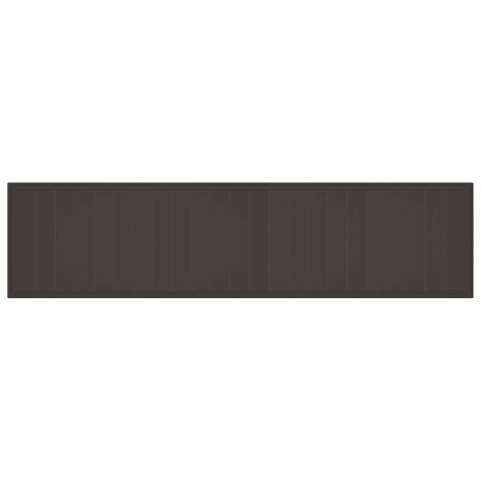 Σετ Τραπεζαρίας Κήπου με Μαξιλάρια με μαξιλάρι 15 pcs Καφέ PP - Pakobazaar