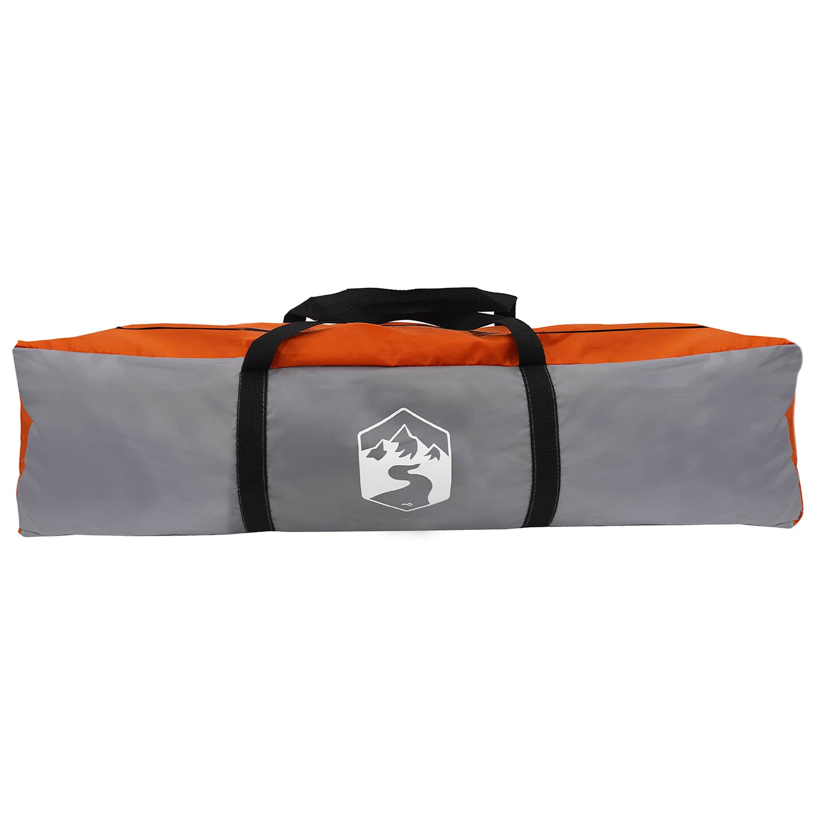 Άμεση Σκηνή 2-Ατόμων Γρήγορης Απελευθέρωσης Γκρι και Πορτοκαλί - Pakobazaar