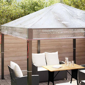 Αντικατάσταση Κάλυψης Γκαζebo Διαφανές 3 x 3 m PVC - Pakobazaar