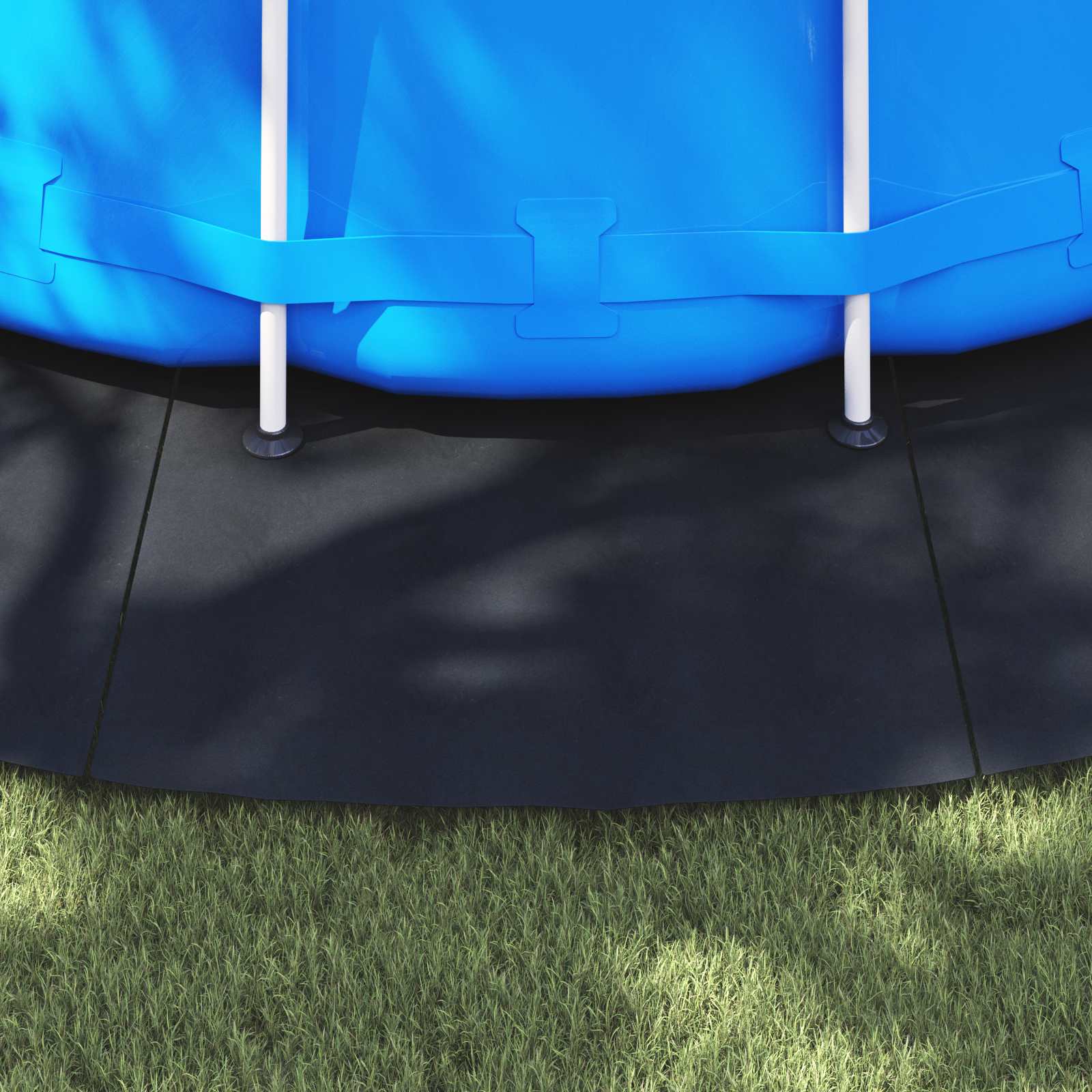 Εδαφοκάλυψη Πισίνας Μαύρο Ø 610 εκ Μη Υφαμένο Ύφασμα - Pakobazaar