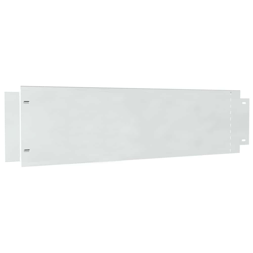 Περιγράμματα γκαζόν 5 pcs Ασημί 100 x 25 x 0,07 εκ.