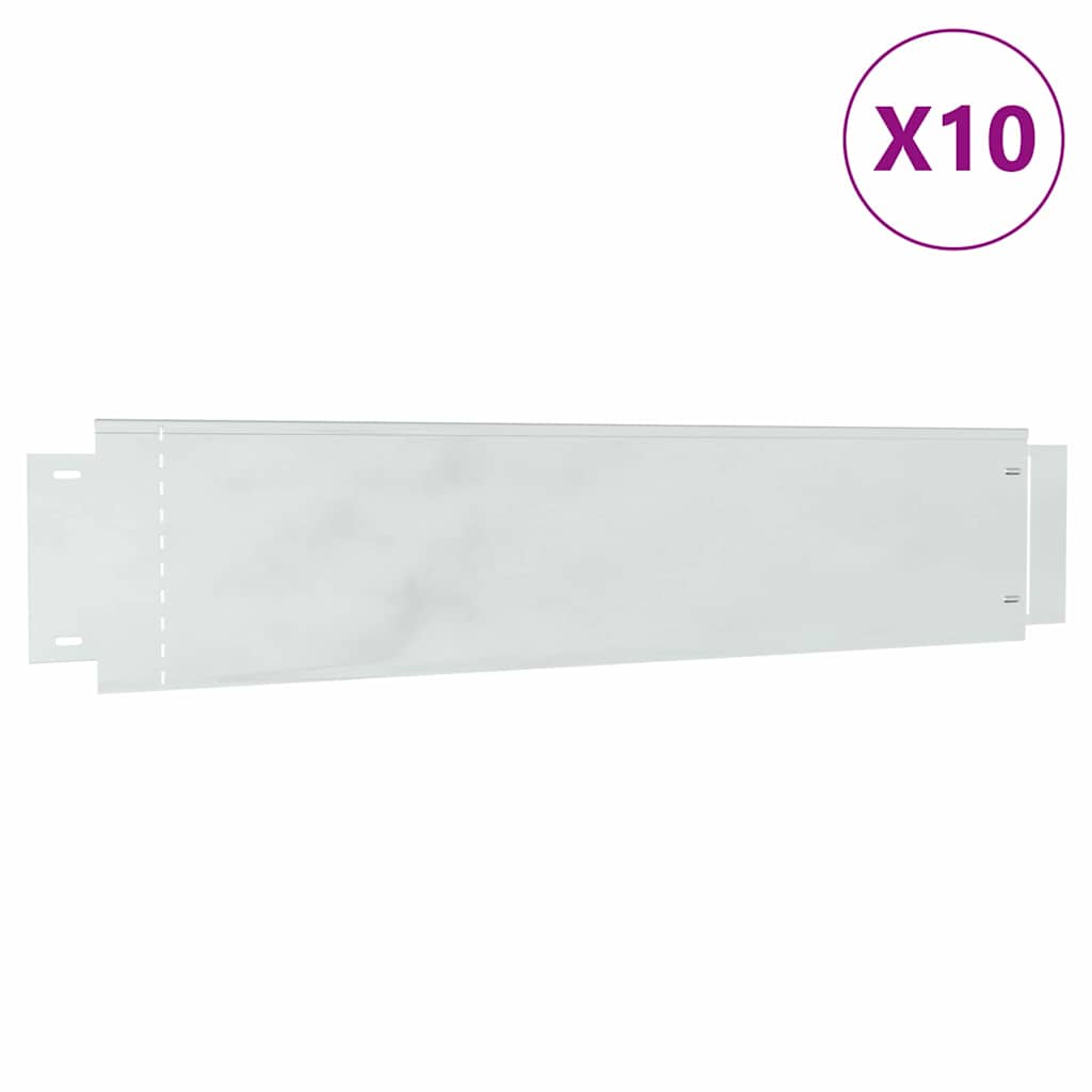 Φράχτης Γκαζόν Γαλβανισμένο Χρώμα 100 x 20 x 0.07 εκ. - Pakobazaar