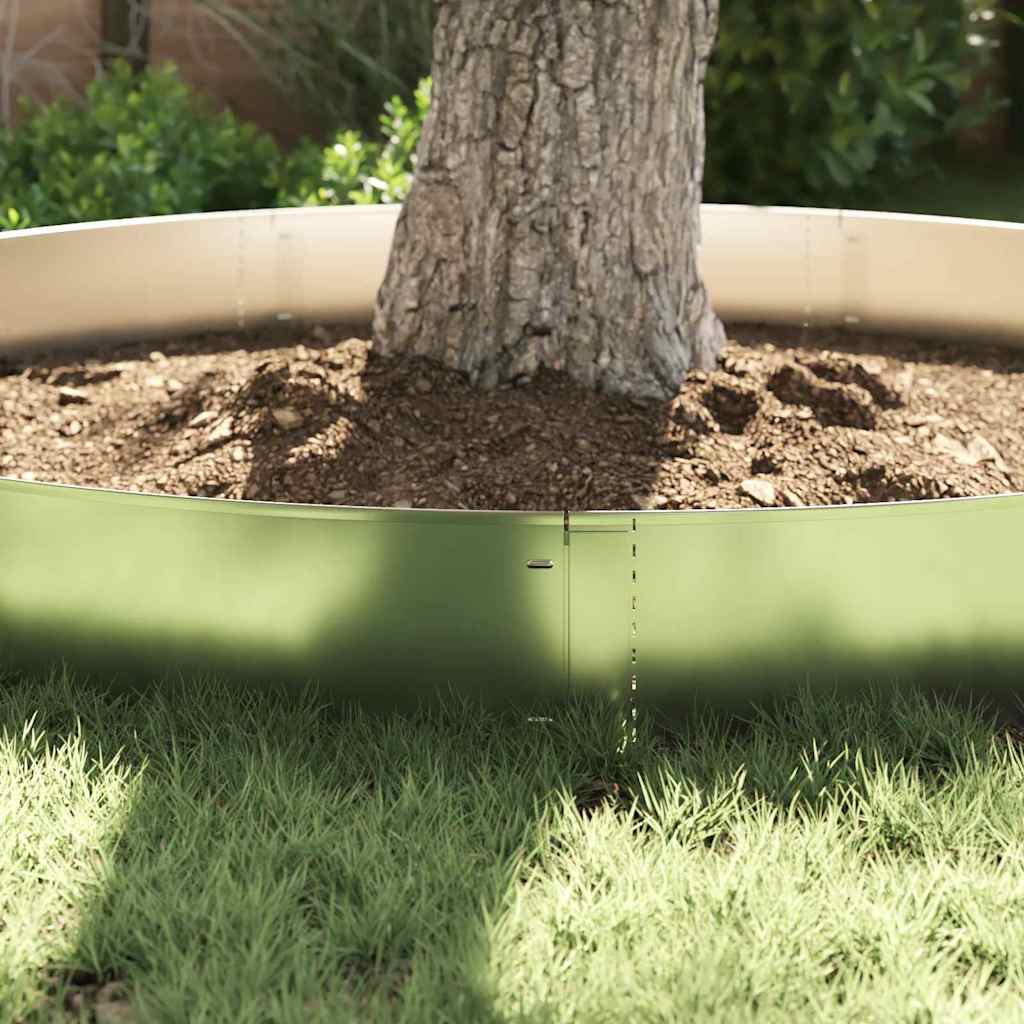 Περιγράμματα γκαζόν 10 pcs Ασημί 100 x 25 x 0,07 εκ.