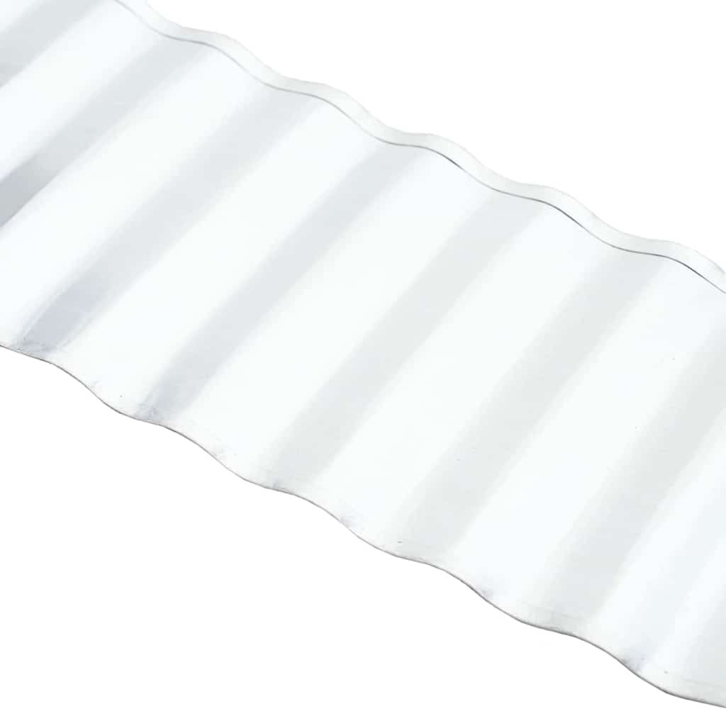 Άκρη Γκαζόν Ασημί 1000 x 25 x 0,03 εκ. - Pakobazaar