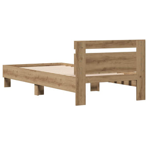 Σκελετός Κρεβατιού με κεφαλάρι Artisan Oak 203 x 95 x 70 εκ - Pakobazaar