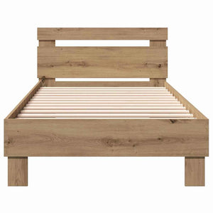 Σκελετός Κρεβατιού με κεφαλάρι Artisan Oak 203 x 95 x 70 εκ - Pakobazaar