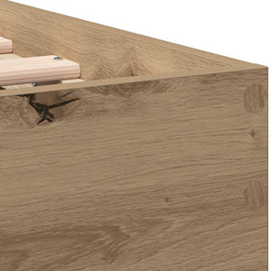 Σκελετός Κρεβατιού με κεφαλάρι Artisan Oak 193 x 95 x 88 εκ - Pakobazaar