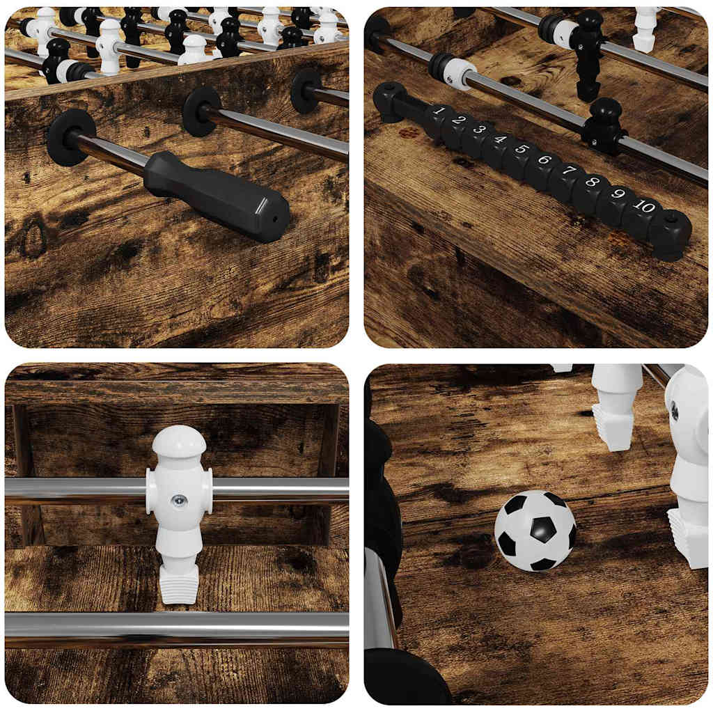 Τραπέζι Φουτμπολ Καπνιστή Δρυς 146,5 x 74 x 85 εκ.