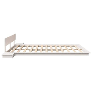 Σκελετός Κρεβατιού Λευκό 180 x 200 cm ξύλο - Pakobazaar