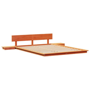 Σκελετός Κρεβατιού Καφέ 150 x 200 cm ξύλο - Pakobazaar
