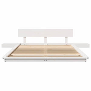 Σκελετός Κρεβατιού Καφέ 140 x 190 cm ξύλο - Pakobazaar