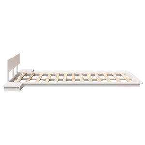 Σκελετός Κρεβατιού Καφέ 140 x 190 cm ξύλο - Pakobazaar