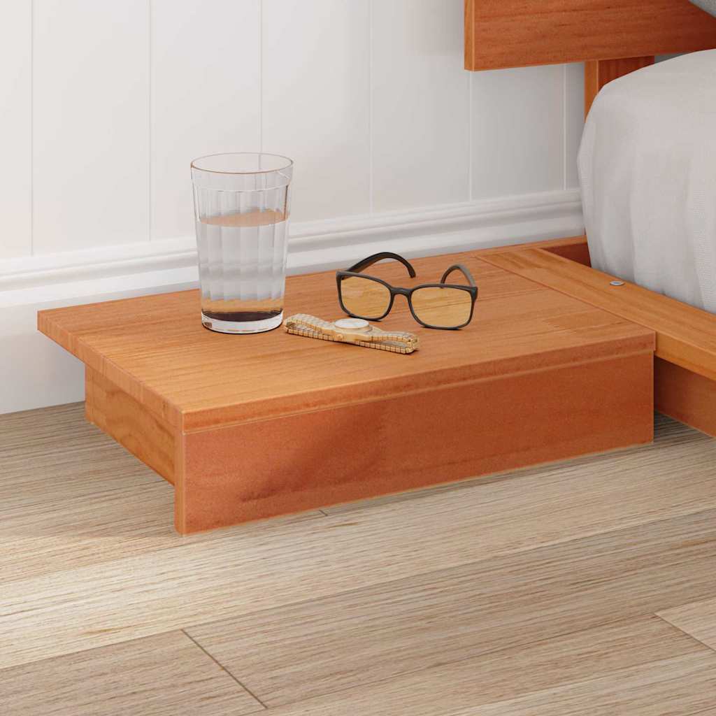 Σκελετός Κρεβατιού Καφέ 135 x 190 cm ξύλο - Pakobazaar