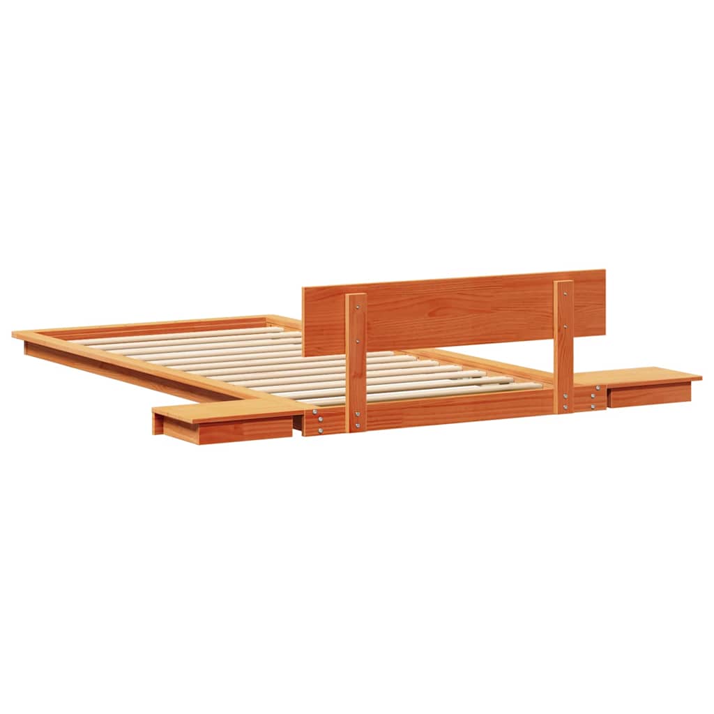 Σκελετός Κρεβατιού Καφέ 80 x 200 cm ξύλο