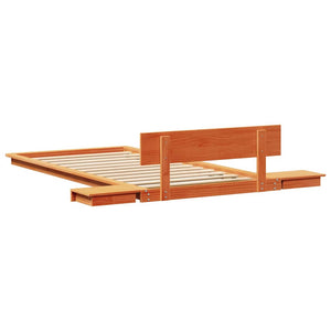 Σκελετός Κρεβατιού Καφέ 80 x 200 cm ξύλο