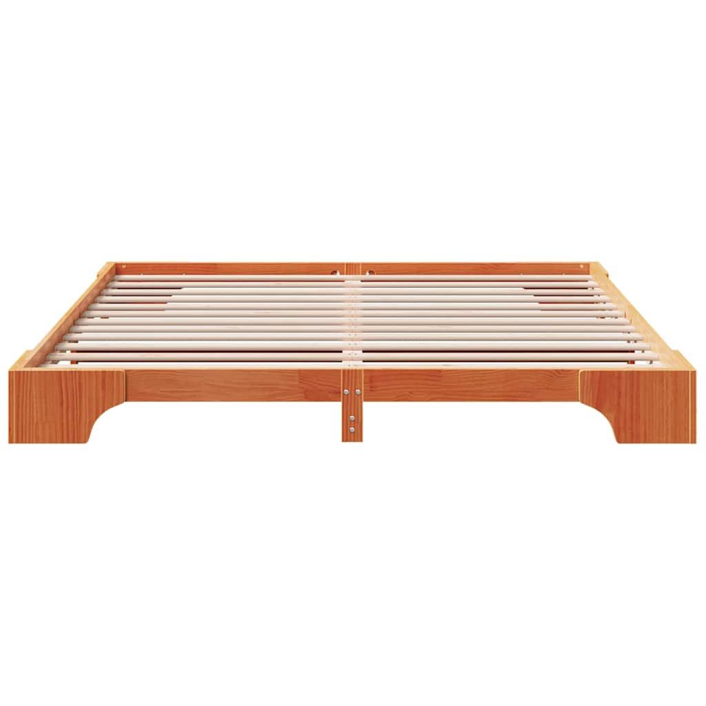 Σκελετός Κρεβατιού Κερωτό καφέ 180 x 200 cm
