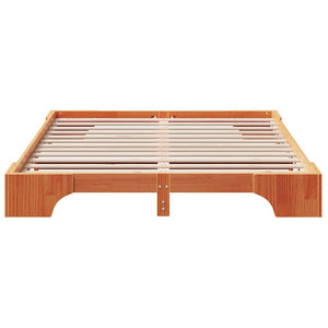 Σκελετός Κρεβατιού Κερωτό καφέ 150 x 200 cm