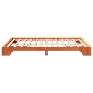 Σκελετός Κρεβατιού Κερωτό καφέ 150 x 200 cm
