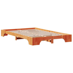 Σκελετός Κρεβατιού Κερωτό καφέ 120 x 190 cm