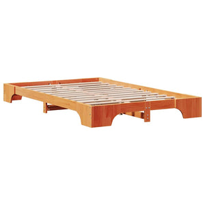 Σκελετός Κρεβατιού Κερωτό καφέ 120 x 190 cm
