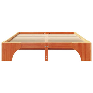 Σκελετός Κρεβατιού Κερωτό καφέ 160 x 200 cm