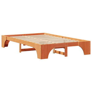 Σκελετός Κρεβατιού Κερωτό καφέ 120 x 200 cm