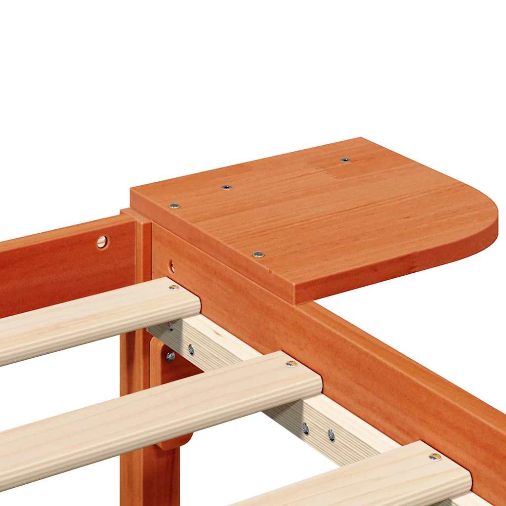 Σκελετός Κρεβατιού Κερωτό καφέ 180 x 200 cm