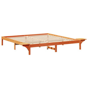 Σκελετός Κρεβατιού Κερωτό καφέ 180 x 200 cm