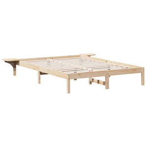 Σκελετός Κρεβατιού Φυσικό 160 x 200 cm Στερεά ξυλεία πεύκου