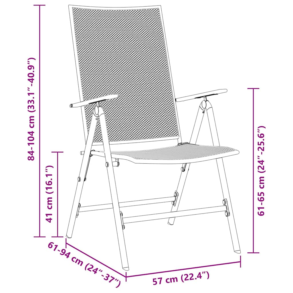 Σέτ φαγητού για κήπο 5 pcs Ανθρακί Χάλυβας με επίστρωση πούδρας - Pakobazaar