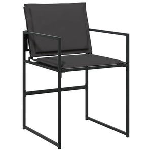 Σέτ φαγητού για κήπο 5 pcs Μαύρο 160 x 80 x 73 εκ - Pakobazaar