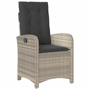 Σέτ φαγητού για κήπο 5 pcs Ανοιχτό γκρι συνθετικό ρατάν - Pakobazaar